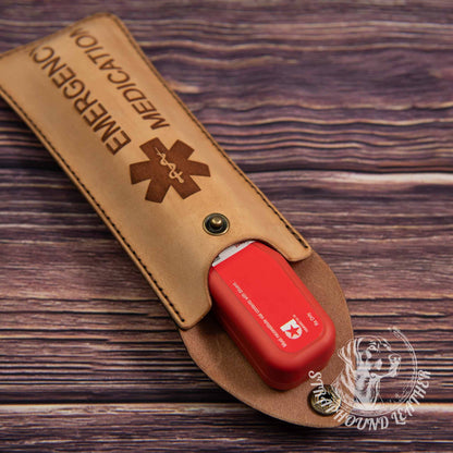 Leather Injectable Medication Holster TTL